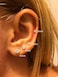 Renkovte Dainty Flat Screw Back CZ Stud EarringsSecure Screw on Flatback Cubic Zirconia Earrings for Cartilage Helix Piercing for Women Hypoallergenic 6mm CZ Gold