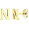 ELBLUVF 18k Silver Gold Plated Stainlesssteel a Pair 26 Alphabet Letters Initials Stud Earrings For Women Gold N