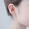 EPIRORA Sterling Silver Stud Earrings for Women 3 Pairs Tiny Ball Stud Earrings Round CZ Cubic Zirconia Earrings Pearl Earrings Set Cartilage Small Tragus Earrings2mm3mm4mm