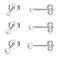 EPIRORA Sterling Silver Stud Earrings for Women 3 Pairs Tiny Ball Stud Earrings Round CZ Cubic Zirconia Earrings Pearl Earrings Set Cartilage Small Tragus Earrings2mm3mm4mm