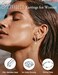 Florideco Hypoallergenic Flat Back Earrings Silver Cartilage Earring Sets for Multiple Piercing Surgical Stainless Steel Earrings for Women Trendy Earring Stacks Small Hoops Flat Back Stud Earrings