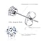 FOSIR 10 Pairs 4mm Tiny Womens Surgical Stainless Steel Clear Cubic Zirconia Stud Earrings Hypoallergenic 316L Earrings Pack