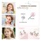 Gemtastic Surgical Steel Screw Back Earrings for Women Hypoallergenic Small Stud Earrings Flat Back Studs A