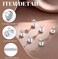GEMQUEEN Hypoallergenic Flat Back Earrings for Women White Gold Plated Solid 925 Sterling Silver Post Stud Cartilage Helix Conch Tragus Piercing Jewelry 3 Pairs Tiny Screw Dainty CZ Opal Earring Set r