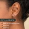 GEMQUEEN Hypoallergenic Flat Back Earrings for Women White Gold Plated Solid 925 Sterling Silver Post Stud Cartilage Helix Conch Tragus Piercing Jewelry 3 Pairs Tiny Screw Dainty CZ Opal Earring Set r