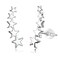 JSGEMSLEE 925 Sterling Silver Ear Crawler Earrings for Women Hypoallergenic Ear Climber Earrings Star Stud Earrings Cartilage Jewelry