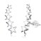 JSGEMSLEE 925 Sterling Silver Ear Crawler Earrings for Women Hypoallergenic Ear Climber Earrings Star Stud Earrings Cartilage Jewelry