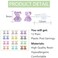KASFREE Medical Grade Plastic Earrings for Sensitive Ears Gummy Bear Earring Hypoallergenic Stud for Women