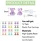 KASFREE Medical Grade Plastic Earrings for Sensitive Ears Gummy Bear Earring Hypoallergenic Stud for Women