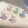 KASFREE Medical Grade Plastic Earrings for Sensitive Ears Gummy Bear Earring Hypoallergenic Stud for Women