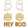 LILIE&WHITE LILIEWHITE Halloween For Women Initial HEY BOO Ghost Pumpkin Stud Set Ghost Pumpkin Hey Boo Halloween Jewelry