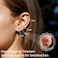 limerencia 4 Pairs G23 Hypoallergenic Flat Back Titanium Earrings Set for Women Men20G 36mm Screw Back Cubic Zirconia Studs Cartilage Earrings for Sensitive Ears