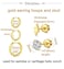 Longita Flat Back Earrings Hypoallergenic Gold Cartilage Earring for Women Flat Back Stud Earrings 20G Flat Back Stud Earrings Screw Back Earring for Women Helix Earring with Flat Backs Tragus Jewelry