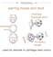 Longita Screw Back Earrings for Women Flat Back Earrings Silver Helix Cartilage Earring for Women Flat Back Stud Earrings 20G Flatback Stud Earrings Sets for Multiple Piercing Hypoallergenic