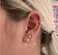 Longita Screw Back Earrings for Women Flat Back Earrings Silver Helix Cartilage Earring for Women Flat Back Stud Earrings 20G Flatback Stud Earrings Sets for Multiple Piercing Hypoallergenic