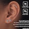 Michooyel Turquoise Women Stud Earrings 925 Sterling Silver Tiny Dainty Floral Stacking Earrings for Women