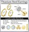 MJust 9 Pairs Flat Back Earrings for Women 3 prs Hoops 6 prs Studs Hypoallergenic Surgical Steel Earrings for Sensitive Ears 20G Screw Back Cartilage Earrings Set with CZ Opal Aureate