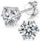 boya Moissanite Stud Earrings for Women 925 Sterling Silver Earrings 18K White Gold Plating earrings for Men 03ct2