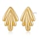 MUYAN Ribbed Vintage Stud Earrings for Women Trendy Textured Geometric Drop Stud Earrings Fashion Jewelry