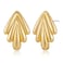MUYAN Ribbed Vintage Stud Earrings for Women Trendy Textured Geometric Drop Stud Earrings Fashion Jewelry