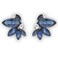 Spiritlele Navy Blue Rhinestone Earring Sparkly Faux Crystal Drop Earrings for Women Wedding Prom Party