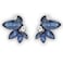 Spiritlele Navy Blue Rhinestone Earring Sparkly Faux Crystal Drop Earrings for Women Wedding Prom Party