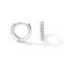PAVOI 14K Cubic Zirconia Mini Huggies Mini White Gold