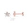 PAVOI 14K Flat Backs Flower Rose Gold