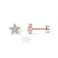 PAVOI 14K Flat Backs Flower Rose Gold