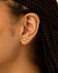 PAVOI 14K Yellow Gold Plated Cubic Zirconia Star Stud Earrings for Women Gold Starburst Earring Pair