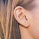 PAVOI 14K Yellow Gold Plated Lightning Bolt Earrings Dainty Earrings for Women