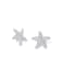 PAVOI Rhodium Plated 925 Sterling Silver Posts Starfish Statement Earrings for Women Chunky Ocean Starfish Stud Earrings Hypoallergenic Jewelry