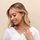 PAVOI Rhodium Plated 925 Sterling Silver Tiny Stud Earrings for Women Dainty Triangle Earrings Hypoallergenic Minimalist Geometric Jewelry Small Gold Studs for Women