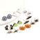 PHALIN 9 Pairs Halloween Earrings Studs Spider Web Pumpkin Ghost Bat Dangle Earrings for Women Halloween Outfits Accessories Costume Party Favors
