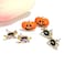 PHALIN 9 Pairs Halloween Earrings Studs Spider Web Pumpkin Ghost Bat Dangle Earrings for Women Halloween Outfits Accessories Costume Party Favors