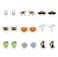 PHALIN 9 Pairs Halloween Earrings Studs Spider Web Pumpkin Ghost Bat Dangle Earrings for Women Halloween Outfits Accessories Costume Party Favors