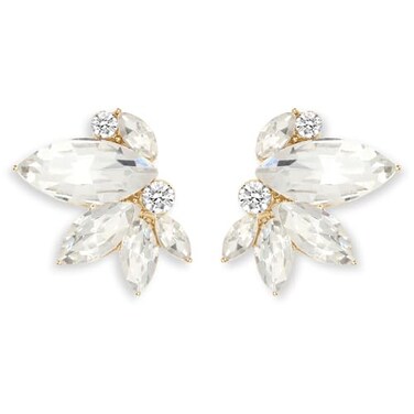 Spiritlele Rhinestone Drop Earring Sparkly Wedding Earrings for Women Prom Party Faux Crystal Stud Earrings