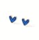QLKILYR S925 Blue Heart Stud Earrings Hypoallergenic Small Love Hearted Stud Earrings for Women Jewelry Gift