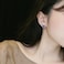 QLKILYR S925 Blue Heart Stud Earrings Hypoallergenic Small Love Hearted Stud Earrings for Women Jewelry Gift