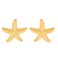 Moiegouct Starfish Earrings Gold Chunky Statement Earring Summer Beach Stud Earrings Jewelry for Women
