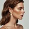 Moiegouct Starfish Earrings Gold Chunky Statement Earring Summer Beach Stud Earrings Jewelry for Women