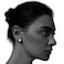 JORA Statement 10mm Pearl Earrings Gold Freshwater Cultured Pearl Stud Earrings for Women