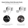 EPIRORA Sterling Silver Stud Earrings for Women Men 3 Pairs of Tiny Round Cubic Zirconia Earrings CZ Small Cartilage Tragus Earrings2mm3 Pairs