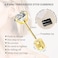 RAVORING Threadless Flat Back Stud Earrings 6 Pairs Titanium Hypoallergenic Earrings for Women Men Cubic Zirconia Silver Gold Stud Earrings Surgical Stainless Steel Stud Earring Set for Cartilage 28mm