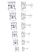 Tornito 6 Pairs 20G Stainless Steel Stud Earrings Square Cubic Zirconia Earring Set For Men Women 3MM8MM