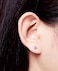Tornito 7 Pairs Stainless Steel CZ Stud Earrings for Women Multicolor Cubic Zirconia Cartilage Helix Earrings Set Screwback 4MM