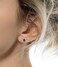 Tornito 7 Pairs Stainless Steel CZ Stud Earrings for Women Multicolor Cubic Zirconia Cartilage Helix Earrings Set Screwback 4MM