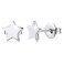 VGACETI Titanium Earrings Hypoallergenic Stud Earrings Star for Sensitive Ears Women Men Premium High Polished Shiny Grey Star