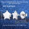 VGACETI Titanium Earrings Hypoallergenic Stud Earrings Star for Sensitive Ears Women Men Premium High Polished Shiny Grey Star