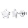 VGACETI Titanium Earrings Hypoallergenic Stud Earrings Star for Sensitive Ears Women Men Premium High Polished Shiny Grey Star